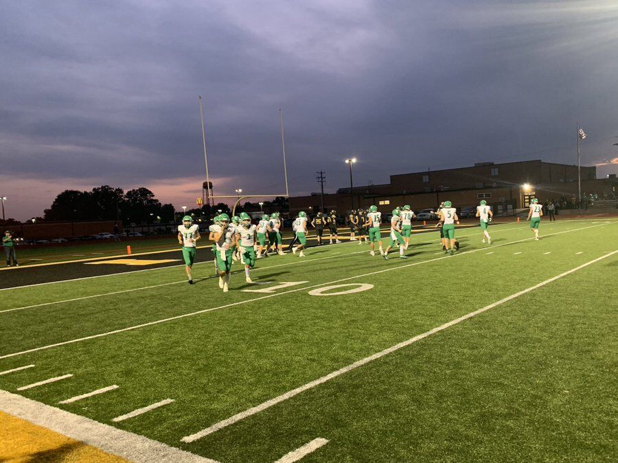 Blair Oaks' Alec Wieberg Touchdown